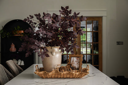 Four-Handle Terracotta Floor Vase