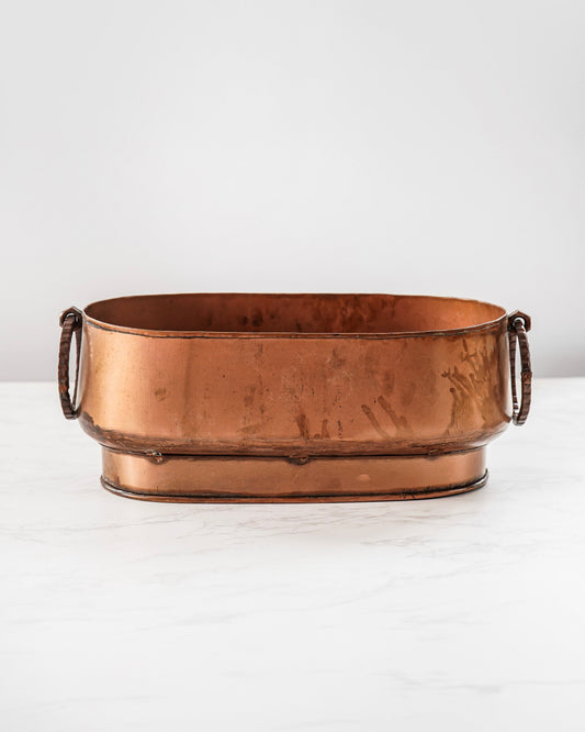 Hand-Finished Copper Garden Vessel