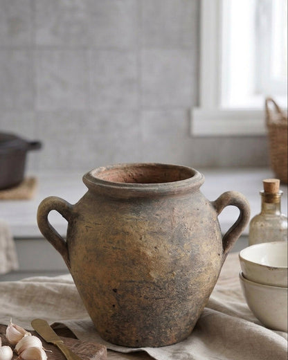 Small Aged Terracotta Vessel