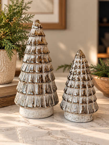 Aged Terracotta Christmas Tree