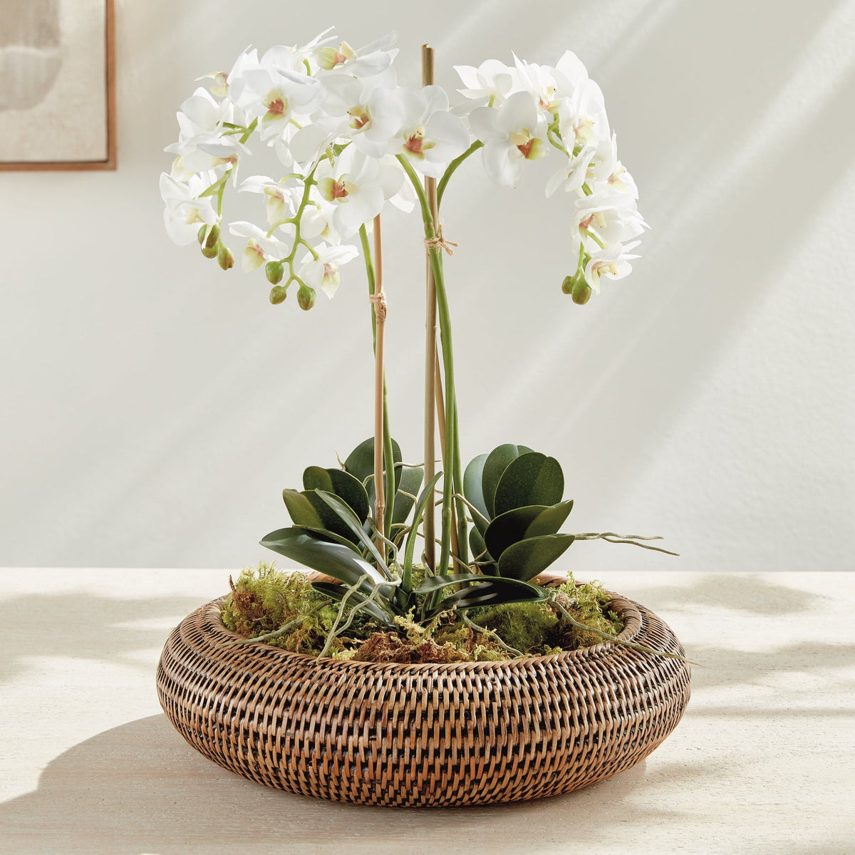 Handwoven Rattan Display Bowls - Set of 2