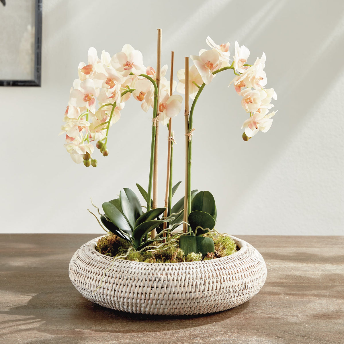 Handwoven Rattan Display Bowls - Set of 2