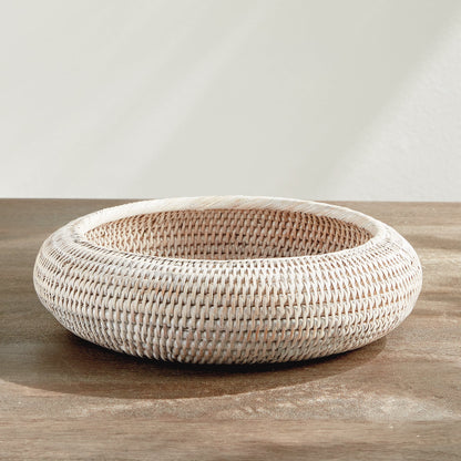 Handwoven Rattan Display Bowls - Set of 2