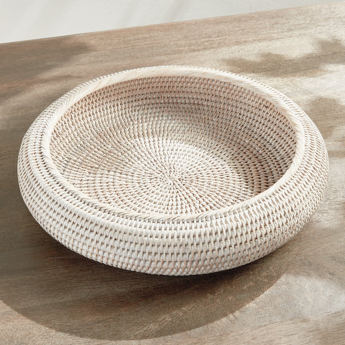 Handwoven Rattan Display Bowls - Set of 2