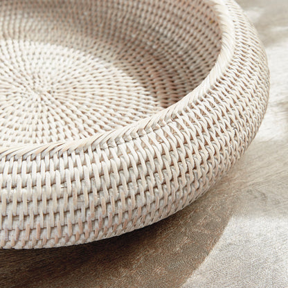Handwoven Rattan Display Bowls - Set of 2