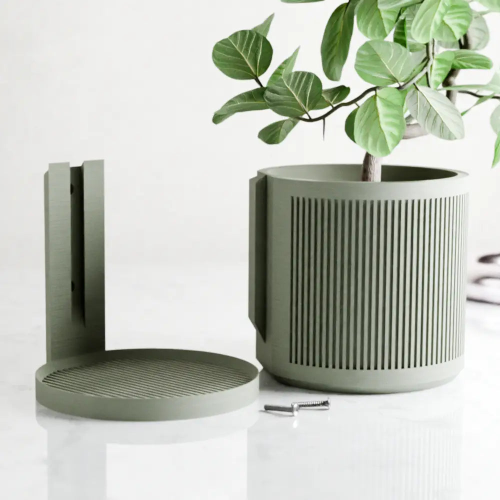 Modern Linear Wall Planter